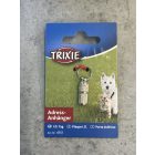 Trixie nyakörvre illeszthető fém címtartó kisállatoknak