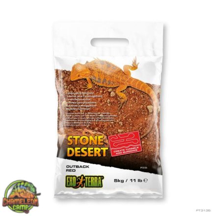 Exo Terra Stone Desert Outback Red - homok (sivatagi, vörös) terráriumokba (5kg) - tájépítő talaj