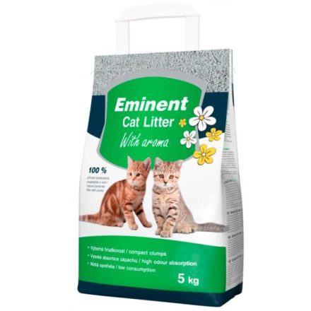 Eminent csomósodó macskaalom - virág illattal - 5 kg