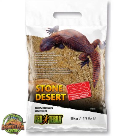Exo Terra Stone Desert Sonoran Ocher - homok (sivatagi talaj) terráriumi állatok részére (5kg) - tájépítő talaj
