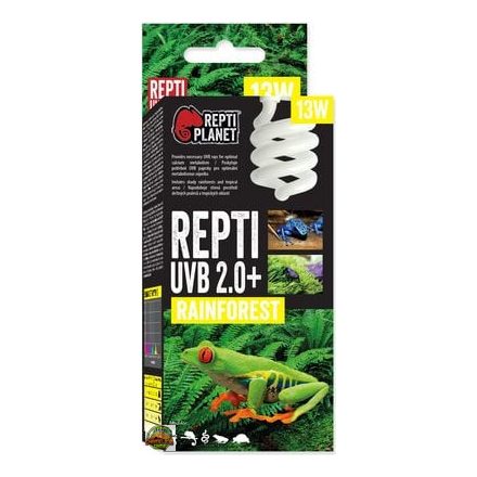 Repti Planet Rainforest izzó- esőerdei terráriumokhoz (UVB 2.0/13W)