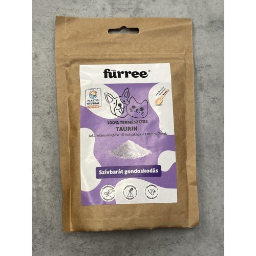   Fürree 100% természetes taurin - kutyáknak és macskáknak - Szívbarát gondoskodás