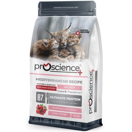 Proscience Mother & Baby Cat - száraz táp kölyök és  anyamacskáknak - lazac- 1,5 kg