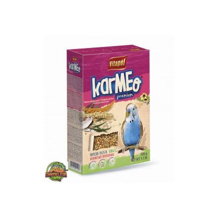 Vitapol Karmeo Complett - Teljesértékű eledel hullámos papagáj részére (500g) - dobozban