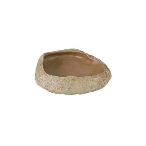   Trixie Reptile Bowl Steppe Rock Mini - Terráriumi itató és/vagy víz-gél tartó tál (6x4,5x1,5cm)