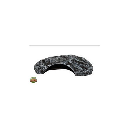 AquaDeckor - szikla kilépő és barlang (kerámia) akváriumokba, terráriumokba (15,5x9x6cm)