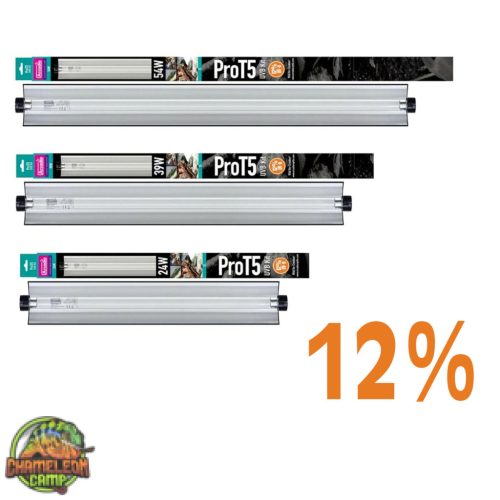    Arcadia Pro T5 UVB kit - fénycső szett - 12% Félsivatagi - 39W - 87 cm