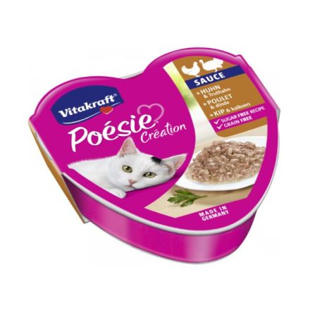 Vitakraft Poésie Création macskaeledel - alutál 85 g - csirke, pulyka