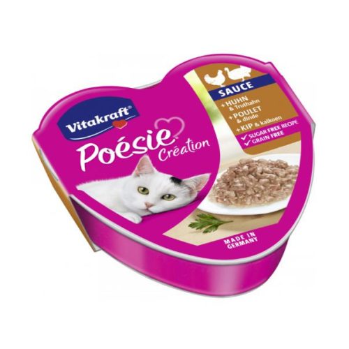   Vitakraft Poésie Création macskaeledel - alutál 85 g - csirke, pulyka