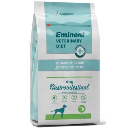   Eminent Dog Veterinary Diet - Gastrointestinal hypoallergén táp érzékeny emésztésű kutyáknak - 2,5 kg