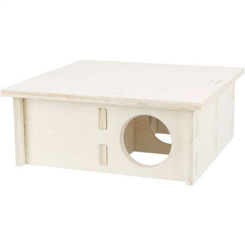   Trixie Multi-chamber house - fából készült odú (4 kamrás) egerek és hörcsögök részére (25x10x25cm)
