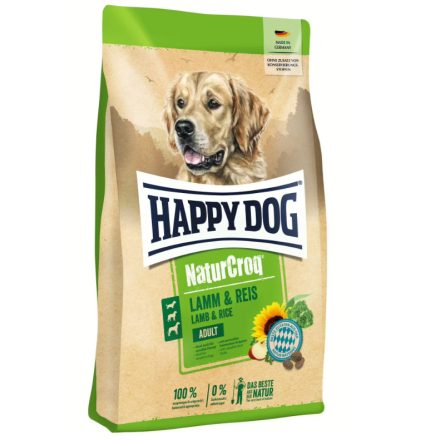 Happy Dog NaturCroq Lamm & Reis - 15 kg - Felnőtt kutyáknak