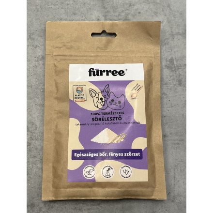 Fürree 100% természetes sörélesztő - kutyáknak és macskáknak - Egészséges bőr, fényes szőr