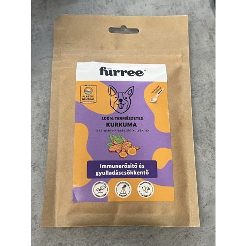   Fürree 100% természetes kurkuma kutyáknak - Immunerősítő és gyulladáscsökkentő