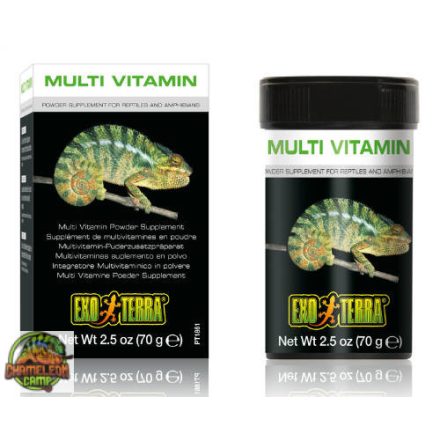 Exo Terra Multivitamin powder - kiegészítő eleség (multivitamin) hüllők és kétéltük részére (70g)