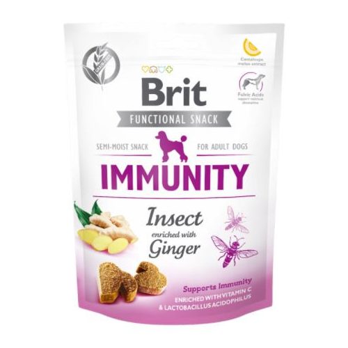   Brit Care Functional Snack Immunity Ginger - jutalomfalat kutyáknak - 150g