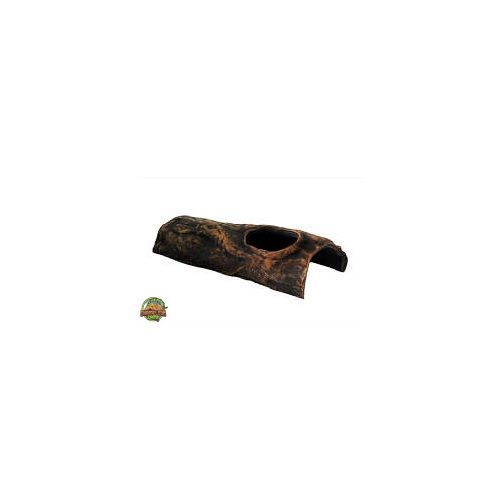   AquaDeckor - kerámia fél fatörzs alagút, bújó (L) - akvaterráriumba (18x9x6cm)