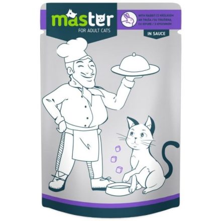 MASTER alutasakos macskaeledel - nyúl - 80g