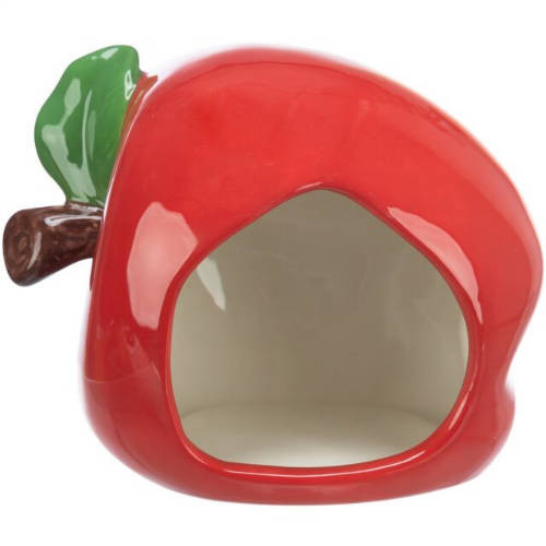   Trixie Ceramic House apple - kerámia ház (alma formájú) egerek és hörcsögök részére (Ø13x10x10cm)