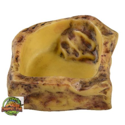 Exo Terra Water Dish Small - etető/itatótál (sziklás) terráriumokba - 5.5 X 6.5 X 3 cm