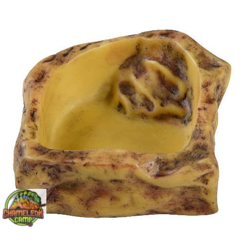   Exo Terra Water Dish Small - etető/itatótál (sziklás) terráriumokba - 5.5 X 6.5 X 3 cm