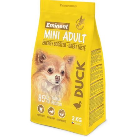 Eminent Mini Adult Duck - kacsa - gabonamentes száraz eledel kistestű felnőtt kutyáknak - 2 kg