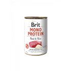 Brit Monoprotein - Beef and rice- Marha rízzsel - nedves kutyaeledel - 400 g