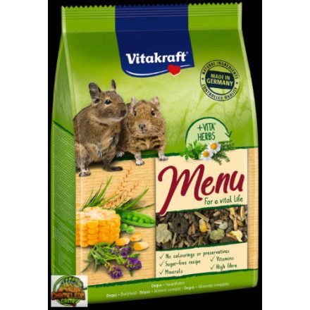 Vitakraft Menu (Degu) - teljes értékű eledel (600g)