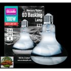 Arcadia Mercury Vapour D3 Basking Lamp - Kombinált 2in1 izzó - 100 W