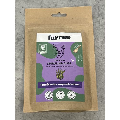   Fürree 100% természetes, bio spirulina alga kutyáknak - Természetes szuperélelmiszer