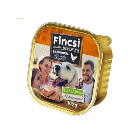 Fincsi alutálkás kutyaeledel baromfival - 300 g