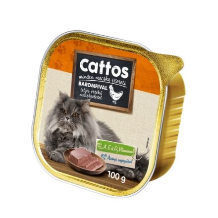 Cattos alutasakos macskaeledel - baromfi - 100 g