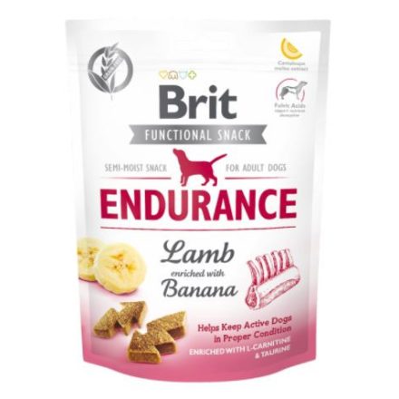 Brit Care Functional Snack Endurance Lamb  - jutalomfalat kutyáknak - 150g