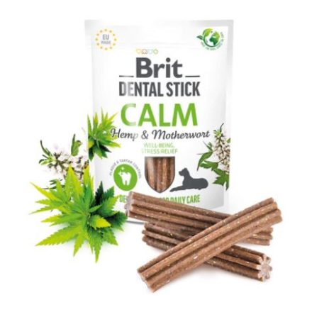 Brit Dental Stick Calm with Hemp & Motherwort​  - fogtisztító jutalomfalat kutyáknak - 150g