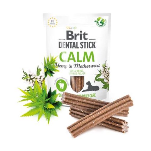   Brit Dental Stick Calm with Hemp & Motherwort​  - fogtisztító jutalomfalat kutyáknak - 150g