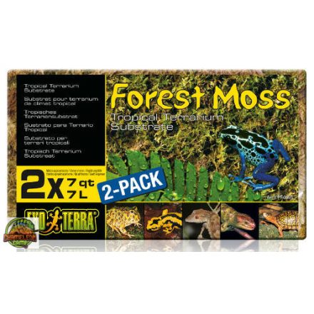Exo Terra Forest Moss - Erdei moha terráriumtalaj (2x7liter)