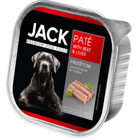 Jack gabonamentes marha, máj pástétom kutya konzerv 150 g - alutálkás