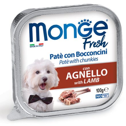 Monge Fresh pástétom kutyáknak báránnyal - 100g
