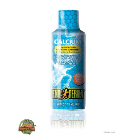 Exo Terra Liquid Calcium-Magnessium - étrendkiegészítő (kálcium,magnézium) hüllők, kétéltüek részére (120ml)