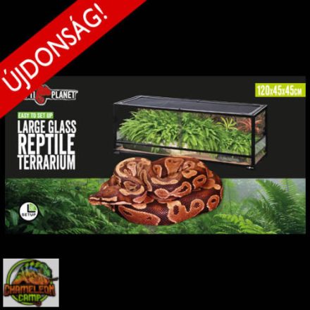 Repti Planet Large Glass Reptile Habitat - üveg terrárium  (120x45x45cm)