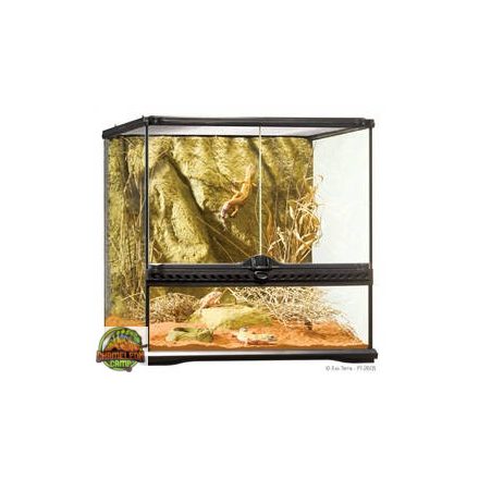 Exo-Terra Small Wide Terrarium - Dekoratív kivitelű üvegterrárium (45x45x45cm)