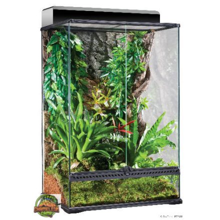 Exo-Terra X-Tall Medium Terrarium - Dekoratív kivitelű üvegterrárium (60x45x90cm)